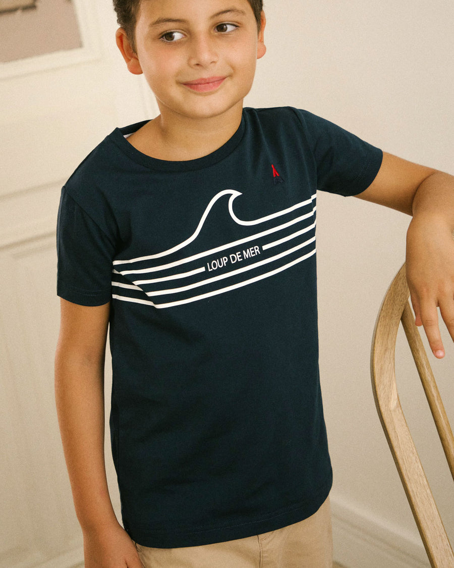 T-SHIRT ENFANT LOUP DE MER - COTON BIO