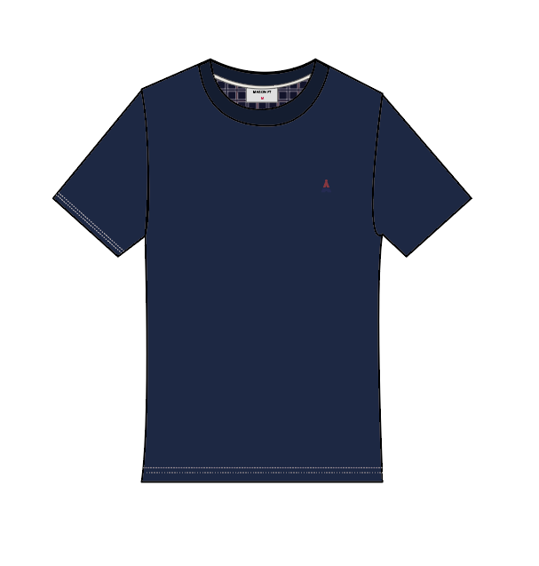 T-SHIRT HOMME BLEU MARINE - COTON BIO - PRÉCOMMANDE