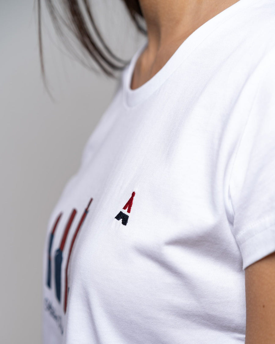 T-shirt femme 100% Coton Bio Blanc – Atelier Tuffery