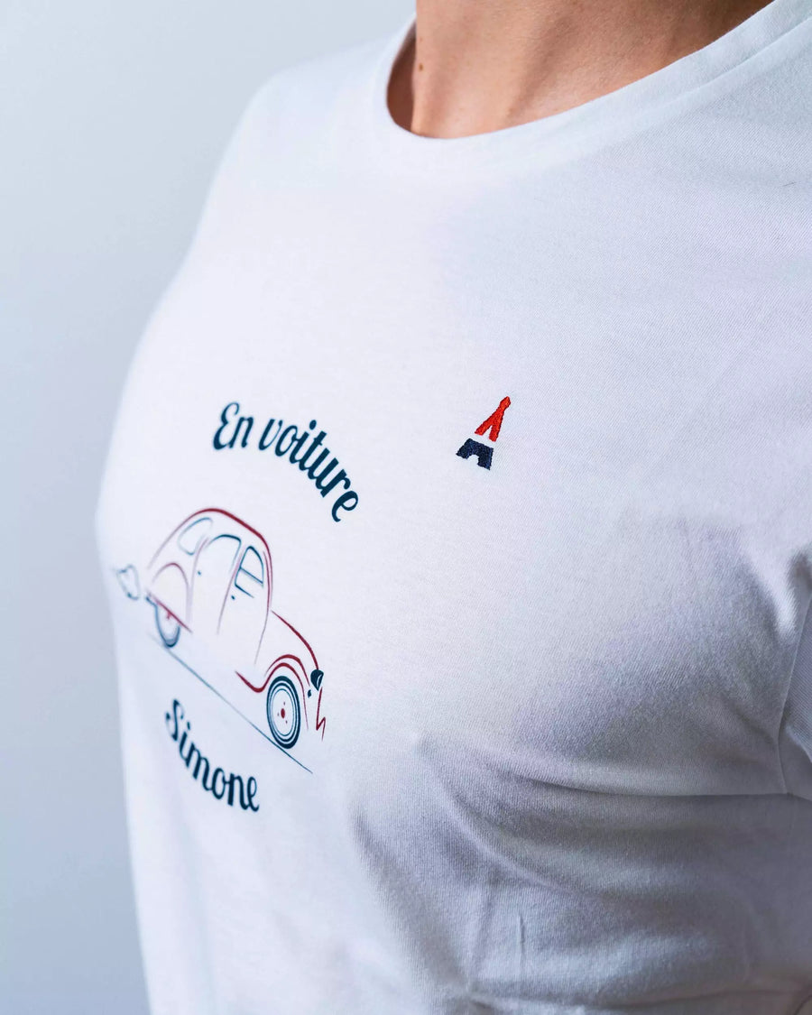 T-shirt homme, En voiture Simone, Made in France